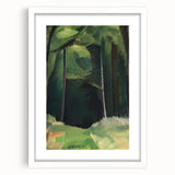 Abstract Modern Art – Bold Lines and Colors on Framed Canvas