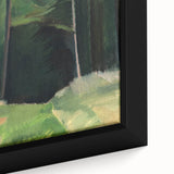 Abstract Modern Art – Bold Lines and Colors on Framed Canvas