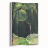 Abstract Modern Art – Bold Lines and Colors on Framed Canvas