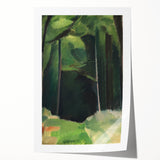 Abstract Modern Art – Bold Lines and Colors on Framed Canvas