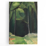 Abstract Modern Art – Bold Lines and Colors on Framed Canvas