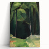 Abstract Modern Art – Bold Lines and Colors on Framed Canvas