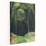 Abstract Modern Art – Bold Lines and Colors on Framed Canvas