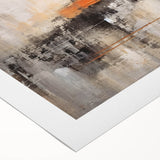 Abstract strokes wall art on rolled canvas, showcasing vibrant colors and dynamic patterns, perfect for modern home decor. Packaged securely in a cardboard tube.