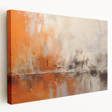 Abstract strokes wall art on stretched canvas showcasing vibrant colors and dynamic patterns, ideal for modern home decor and artistic expression.