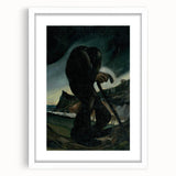 Modern Abstract Art – Geometric Lines on Rolled Canvas