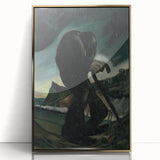 Modern Abstract Art – Geometric Lines on Rolled Canvas