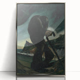 Modern Abstract Art – Geometric Lines on Rolled Canvas