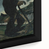 Modern Abstract Art – Geometric Lines on Rolled Canvas