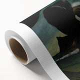 Modern Abstract Art – Geometric Lines on Rolled Canvas