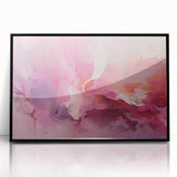 Abstract wall art featuring bold black strokes on a white background, framed in sleek black acrylic. Perfect for modern home decor, this piece adds a touch of elegance and sophistication to any room.