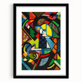 Contemporary Art Prints – Abstract Colorful Shapes on Stretched Canvas