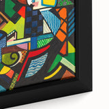 Contemporary Art Prints – Abstract Colorful Shapes on Stretched Canvas