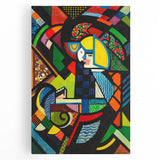 Contemporary Art Prints – Abstract Colorful Shapes on Stretched Canvas
