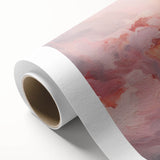 Abstract wall art on rolled canvas showcasing vibrant strokes in shades of blue, orange, and yellow, perfect for modern home decor and artistic expression.