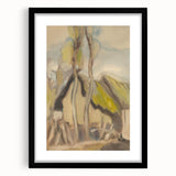 Modern Abstract Art – Fluid Shapes on Framed Acrylic Glass