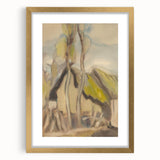 Modern Abstract Art – Fluid Shapes on Framed Acrylic Glass