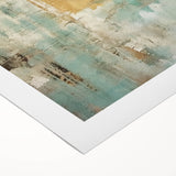 Abstract strokes wall art on rolled canvas showcasing vibrant colors and dynamic brushwork, perfect for modern home decor, enhancing any living space.