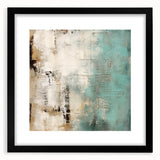 Abstract wall art featuring dynamic black strokes on a white background, framed elegantly with a matte finish, adding a modern touch to any decor.