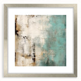 Abstract strokes wall art featuring dynamic silver and gray colors, framed with a sleek mat. Ideal for modern home decor and artistic interior design.