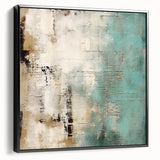 Framed black abstract strokes wall art on canvas, showcasing dynamic brushwork and a modern aesthetic, ideal for contemporary home decor.