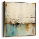 Abstract wall art featuring dynamic silver and gold strokes on a textured canvas, elegantly framed, ideal for modern home decor and artistic expression.