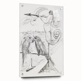 Modern Abstract Art – Bold Geometric Design on Acrylic Glass