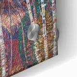 Modern Wall Art: Abstract Birch Forest in Vibrant Hues