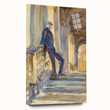 Romanticism Art: Sir Neville Wilkinson by Sargent Canvas Print