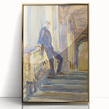 Romanticism Art: Sir Neville Wilkinson by Sargent Canvas Print