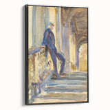 Romanticism Art: Sir Neville Wilkinson by Sargent Canvas Print