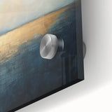 Framed Office Art - Abstract Blue & Gold Corporate Wall Decor