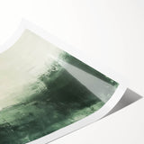 Abstract landscape wall art print showcasing vibrant colors and fluid shapes, rolled and ready for framing, ideal for modern home decor.