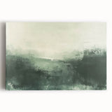 Abstract landscape wall art on stretched canvas, showcasing vibrant colors and fluid shapes, ideal for modern home decor. Perfect for adding a creative touch to any room.