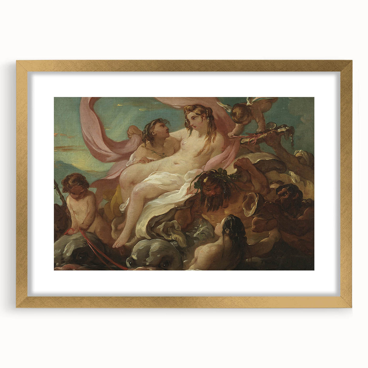 Neoclassical Art Print - Venus Emerging from the Sea - Classic Wall Art