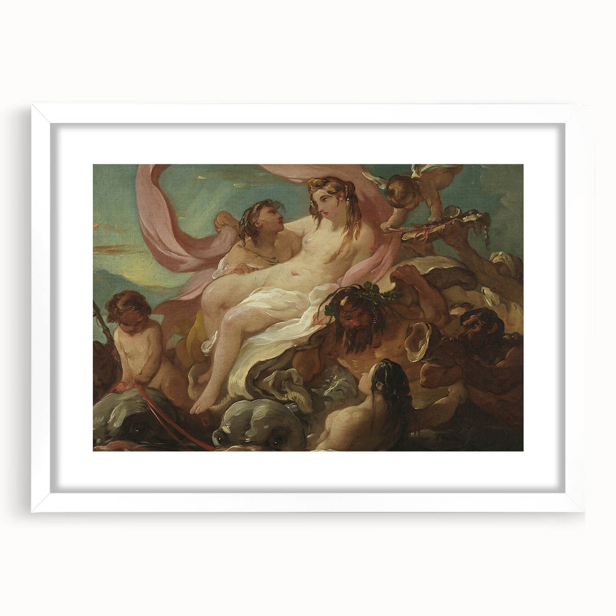 Neoclassical Art Print - Venus Emerging from the Sea - Classic Wall Art