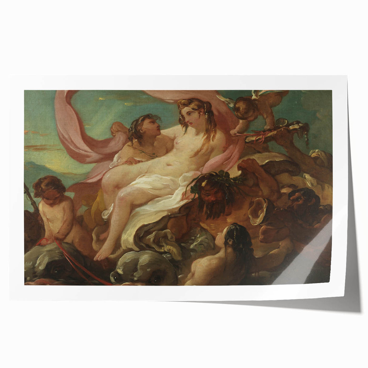 Neoclassical Art Print - Venus Emerging from the Sea - Classic Wall Art