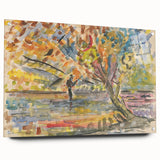 Expressionist Art: Fisherman by Arnold Peter Weisz-Kubínčan Print