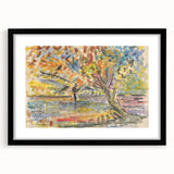 Expressionist Art: Fisherman by Arnold Peter Weisz-Kubínčan Print