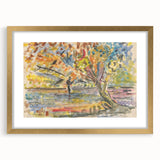 Expressionist Art: Fisherman by Arnold Peter Weisz-Kubínčan Print