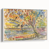 Expressionist Art: Fisherman by Arnold Peter Weisz-Kubínčan Print