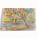 Expressionist Art: Fisherman by Arnold Peter Weisz-Kubínčan Print