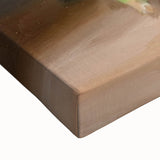 Large art of a close-up black and white photograph of assorted fruits on stretched canvas, ideal for bedroom wall decor.