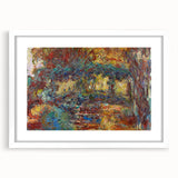 Claude Monet's The Japanese Footbridge - Impressionist Garden Art Print