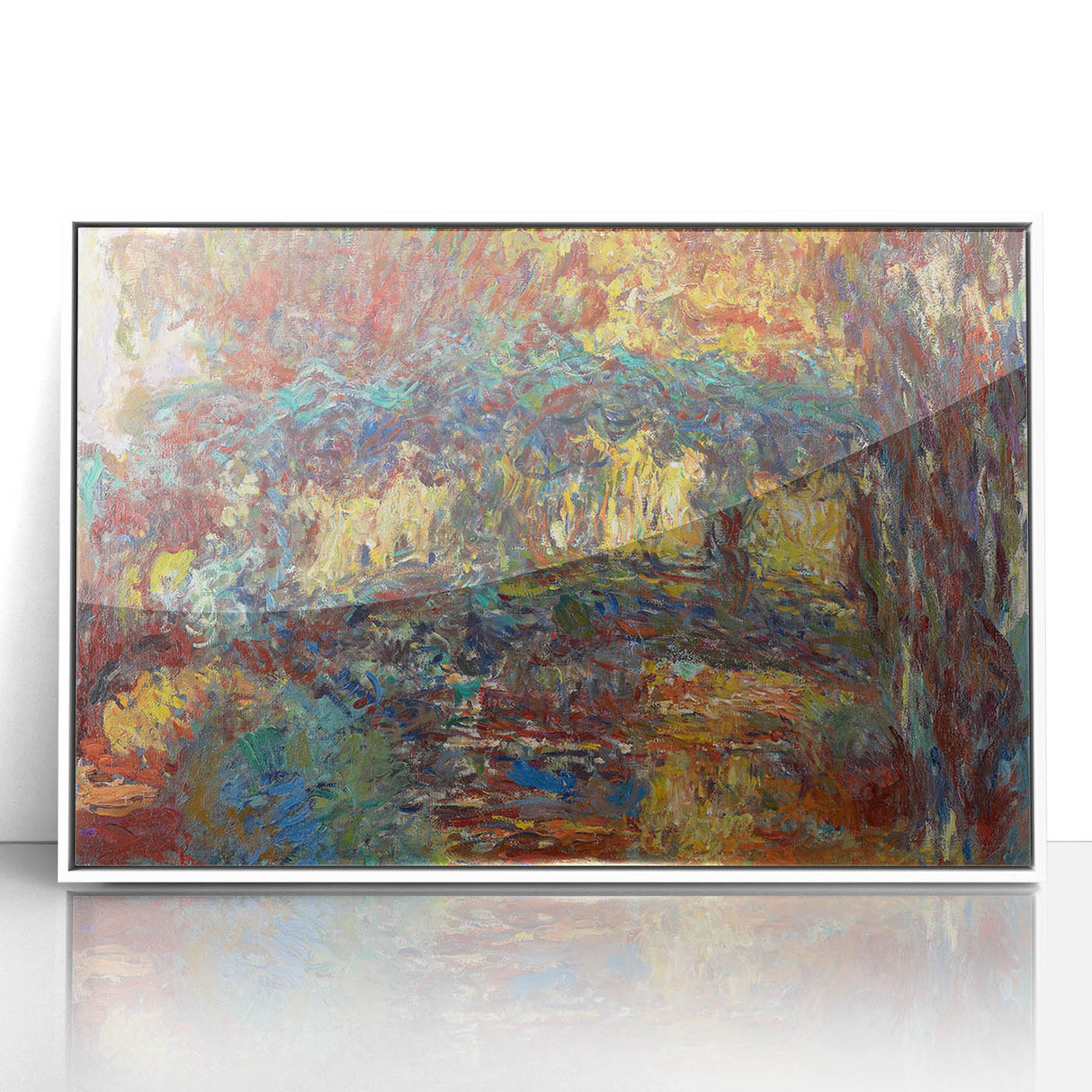 Claude Monet's The Japanese Footbridge - Impressionist Garden Art Print