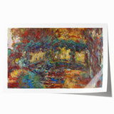 Claude Monet's The Japanese Footbridge - Impressionist Garden Art Print