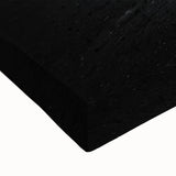 Close-up of a stretched canvas depicting a serene beach landscape, showcasing vibrant colors and intricate details of the ocean waves and sandy shore.