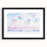 Minimalist Modern Wall Art - Bermuda Sky and Sea with Boats - Contemporary Art