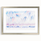 Minimalist Modern Wall Art - Bermuda Sky and Sea with Boats - Contemporary Art