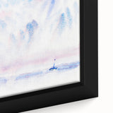 Minimalist Modern Wall Art - Bermuda Sky and Sea with Boats - Contemporary Art